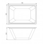 Контейнер для ванны AM.PM Gem W90A-070-070W-C с крышкой