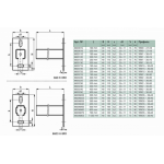 Консоль стеновая Walraven BIS RapidRail (BUP1000) WM 0 - 27 х 18 мм, L=200 мм