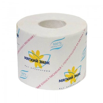 МЯГКИЙ ЗНАК Бумага туалетная (54м)
