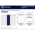 Электрический накопительный водонагреватель Electrolux EWH 80 Trend