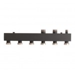 Стальной распределительный коллектор Rommer 3 отопительных контура 1 1/2 x 1 1/2