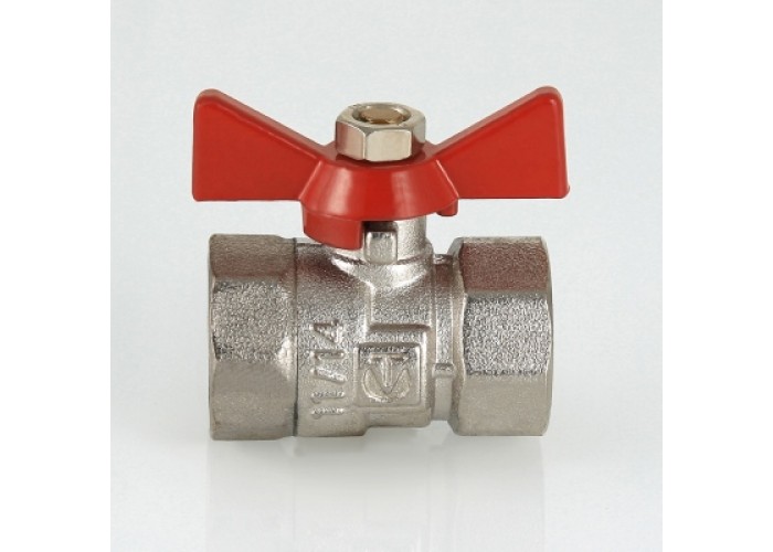 Кран шаровой VALTEC Compact 1/2 ВВ, бабочка