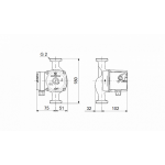 Циркуляционный насос Grundfos UPS 32-70