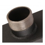 Стальной распределительный коллектор Rommer 3 отопительных контура 1 1/2 x 1 1/2