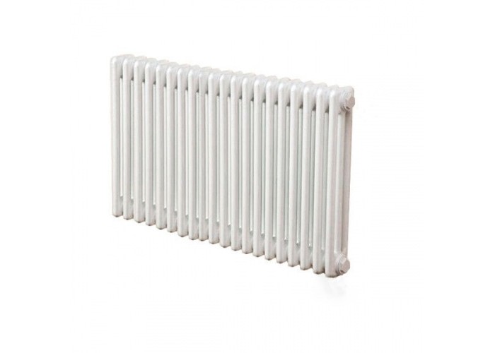 Стальной трубчатый радиатор отопления Zehnder 3037 20 секций, белый (RAL 9016), боковое подключение