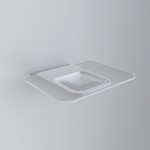 Мыльница AM.PM Inspire 2.0 стеклянная с держателем A50A34200