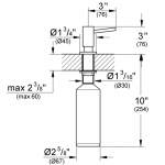 Дозатор для жидкого мыла Grohe Cosmopolitan 40535000