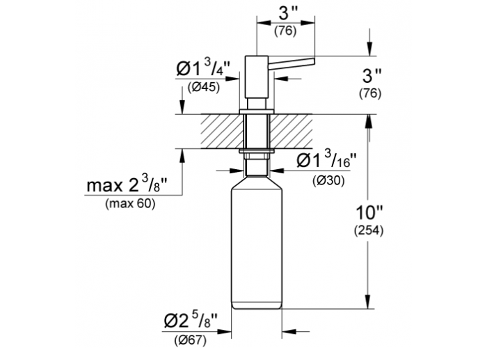 Дозатор для жидкого мыла Grohe Cosmopolitan 40535000