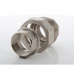 Муфта разъемная VALTEC 1/2 внутренняя, никелированная латунь
