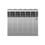 Биметаллический секционный радиатор отопления Royal Thermo Biliner 350 / Silver Satin / 6 секций