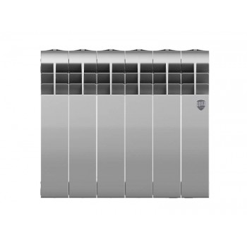Биметаллический секционный радиатор отопления Royal Thermo Biliner 350 / Silver Satin / 6 секций Биметаллический секционный радиатор отопления Royal Thermo Biliner 350 / Silver Satin / 6 секций