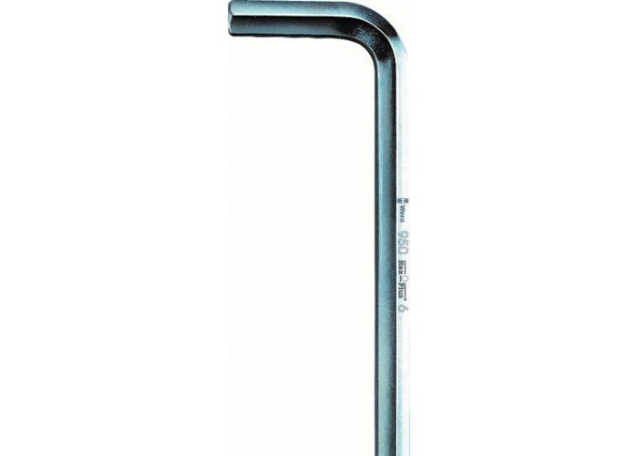 Г-образный ключ WERA 950 хром, 3 x 63 мм