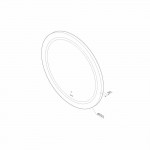 Зеркало AM.PM с контурной LED-подсветкой X-Joy 650x650 мм