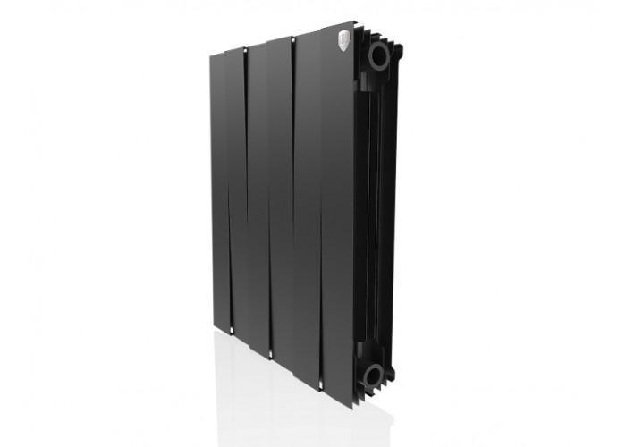 Биметаллический секционный радиатор Royal Thermo PianoForte Noir Sable 500 6 секций