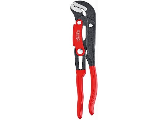 Трубный ключ KNIPEX 1 , S-образные тонкие губки, с быстрой регулировкой, ?42 мм (1 5/8 ), L-330 мм, серый, Cr-V