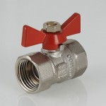 Кран шаровой VALTEC Compact 1/2 ВВ, бабочка