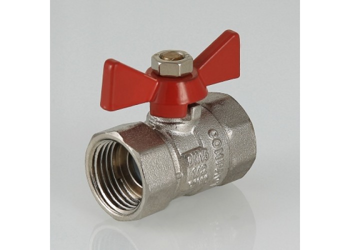 Кран шаровой VALTEC Compact 1/2 ВВ, бабочка