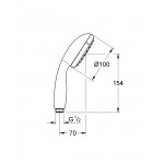 Душевая лейка Grohe New Tempesta 27852001