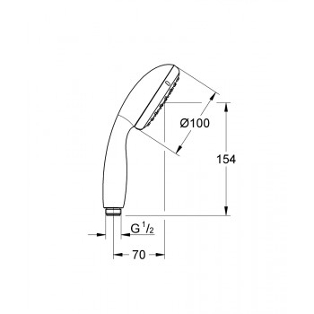 Душевая лейка Grohe New Tempesta 27852001