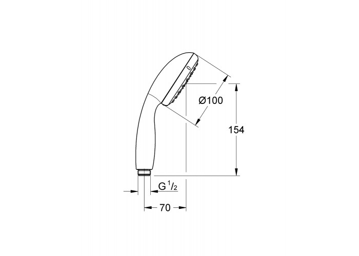 Душевая лейка Grohe New Tempesta 27852001