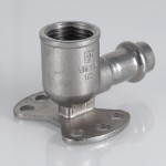 Водорозетка VALTEC из нержавеющей стали, 22 x 3/4