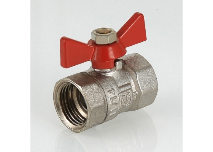 Кран шаровой VALTEC Compact 1/2 ВВ, бабочка