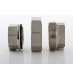 Муфта разъемная VALTEC 1/2 внутренняя, никелированная латунь