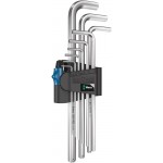 Набор Г-образных ключей WERA 950/9 L Hex-Plus HF 1 хром, с фиксацией, 9 пр., 1.5/2/2.5/3/4/5/6/8/10 мм