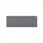 Биметаллический секционный радиатор отопления Royal Thermo PianoForte Silver Satin 200 / 1 секция