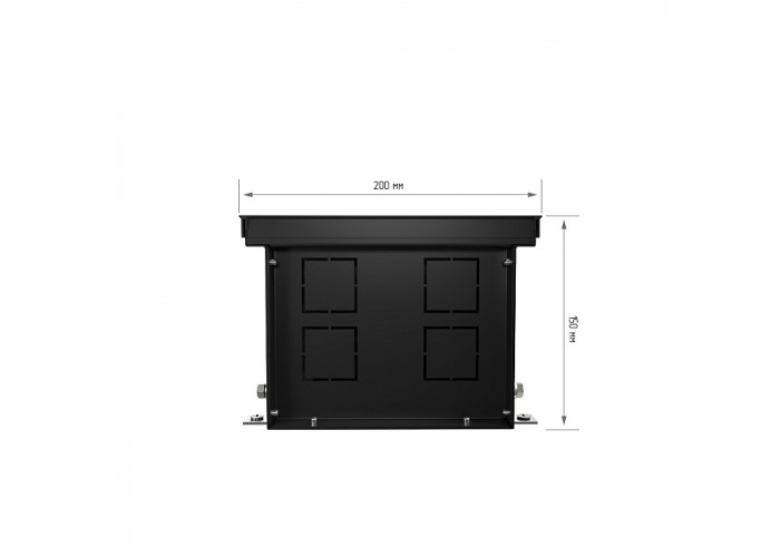 Внутрипольный конвектор с естественной конвекцией Royal Thermo 150/200/2000-DG-U-DB