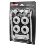 Монтажный комплект Rommer 1/2 (RAL9016) c 2мя кронштейнами