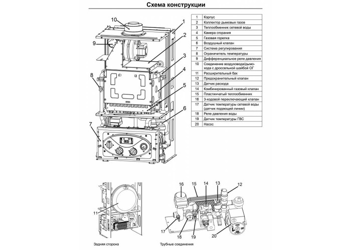 Настенный газовый двухконтурный котел отопления Wolf FGG-K-24