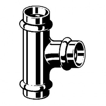 Тройник медный Viega Profipress с SC-Contur d=22 (арт. 324 834)
