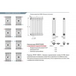 Стальной трубчатый радиатор отопления Rifar TUBOG TUB 2180-04 (Белый)