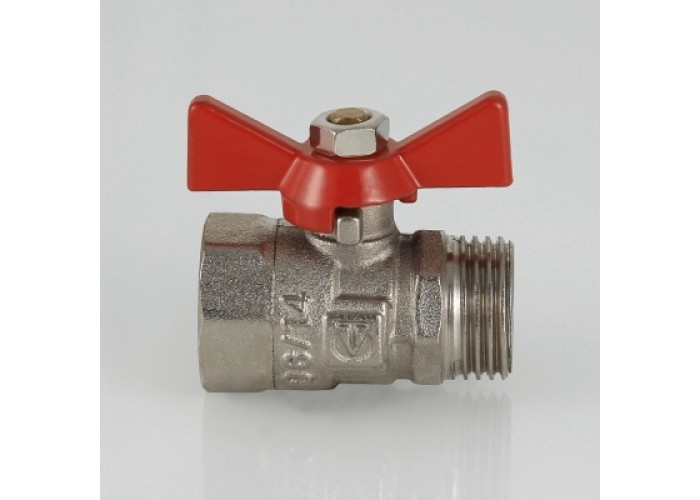 Кран шаровой VALTEC Compact 1/2 ВН, бабочка