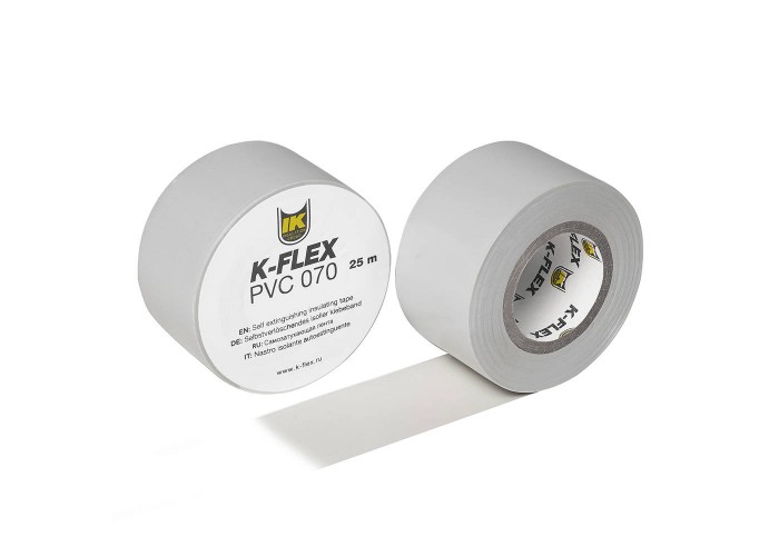 Лента самоклеящаяся K-FLEX 050-025 PVC AT 070, серая Лента самоклеящаяся K-FLEX 050-025 PVC AT 070, серая