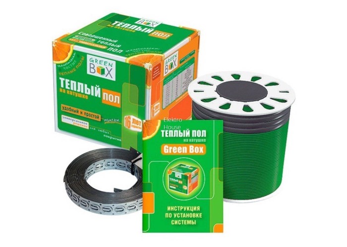 Нагревательный кабель Green Box GB 82 м/1000 Вт