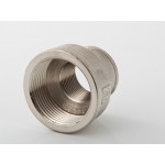Муфта переходная VALTEC 1/2 х 3/8 внутренняя, никелированная латунь