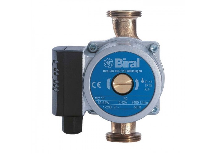 Циркуляционный насос для ГВС Biral WX-12 120 мм, 230В, без гаек