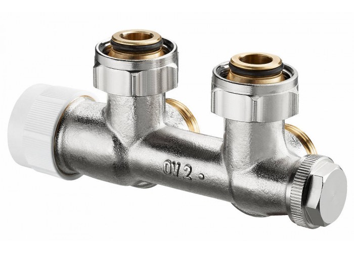 Узел нижнего подключения Oventrop Multiblock T 3/4 угловой, с преднастройкой