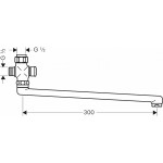 Излив поворотный Hansgrohe 300 мм 14495000