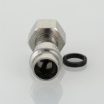 Соединитель VALTEC из нержавеющей стали, с накидной гайкой 15 x 1/2
