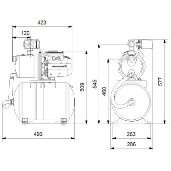 Насосная станция Grundfos JP 5-48 PT-H