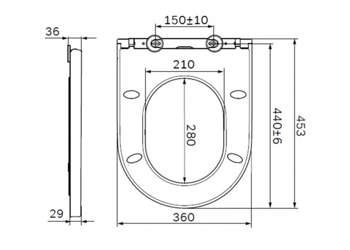 Крышка-сиденье AM.PM Inspire C507854WH