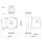 Циркуляционный насос Aquario AC204-130