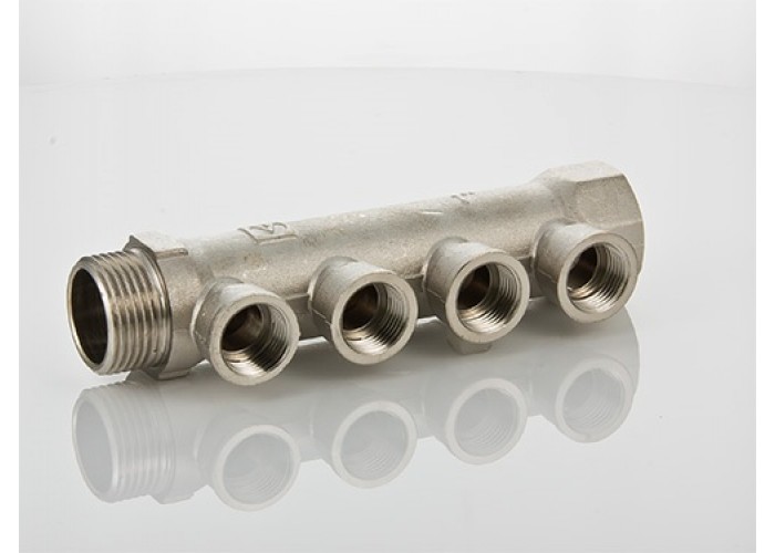 Коллектор VALTEC 1х4 вых. 1/2 вн.