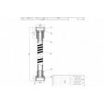 Душевой шланг Bravat P7233CP-1-RUS
