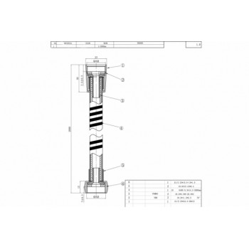 Душевой шланг Bravat P7233CP-1-RUS