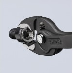 Переставные клещи KNIPEX захватные, 4 22 мм, чернённые, длина 200 мм, обливные рукоятки