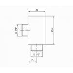 Подключение душевого шланга E.C.A. Minimal 102126634